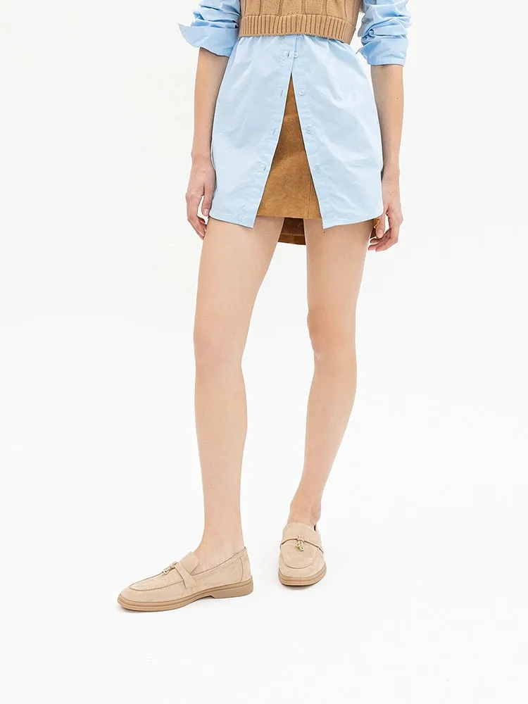 Phoenix Knot Detail Suede Loafers