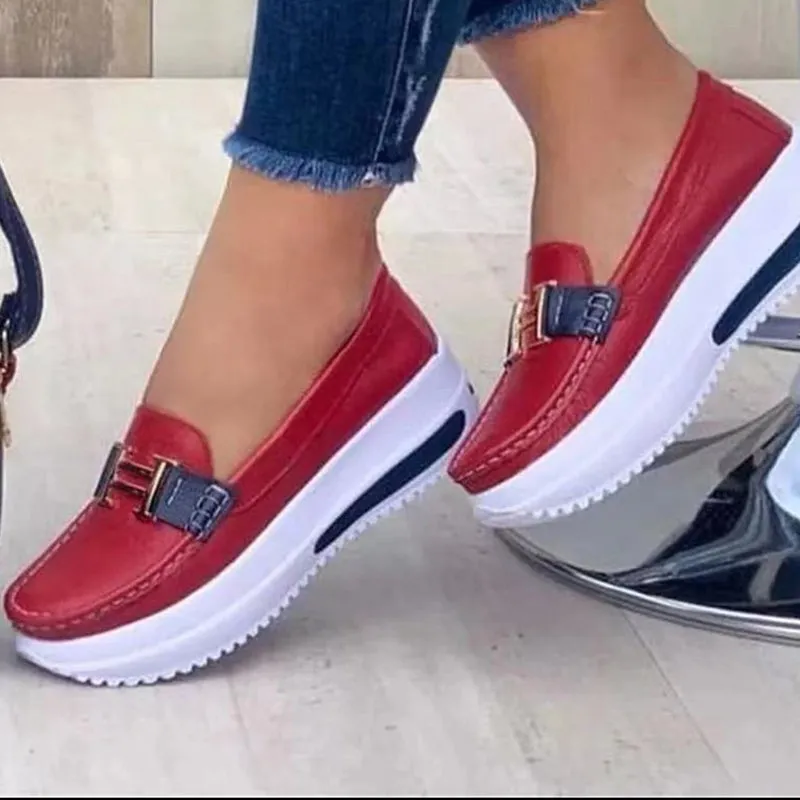 Platform Comfortable Women Sneakers Increase Vulcanize Shoes Plus Size