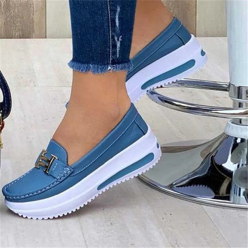Platform Comfortable Women Sneakers Increase Vulcanize Shoes Plus Size