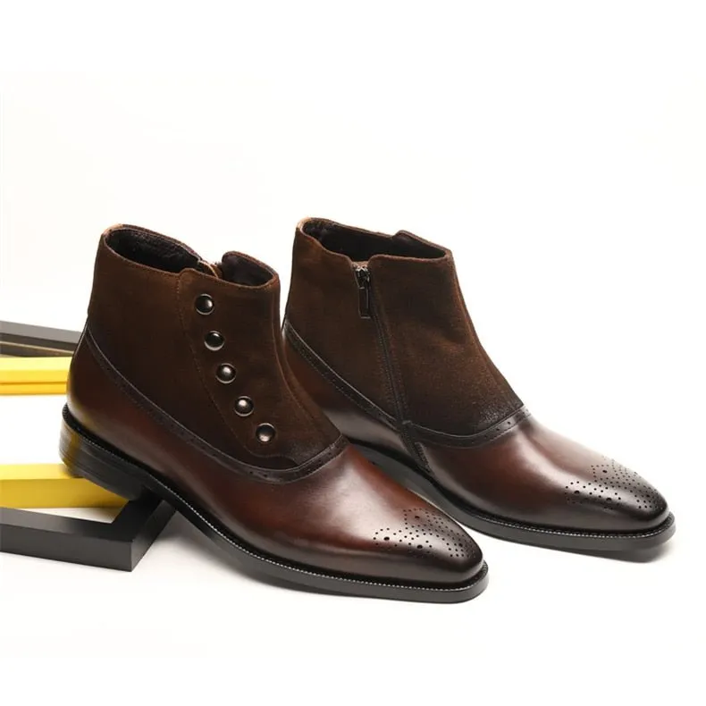 Serpatura Chic Zipper Ankle Boots
