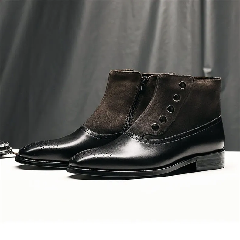 Serpatura Chic Zipper Ankle Boots
