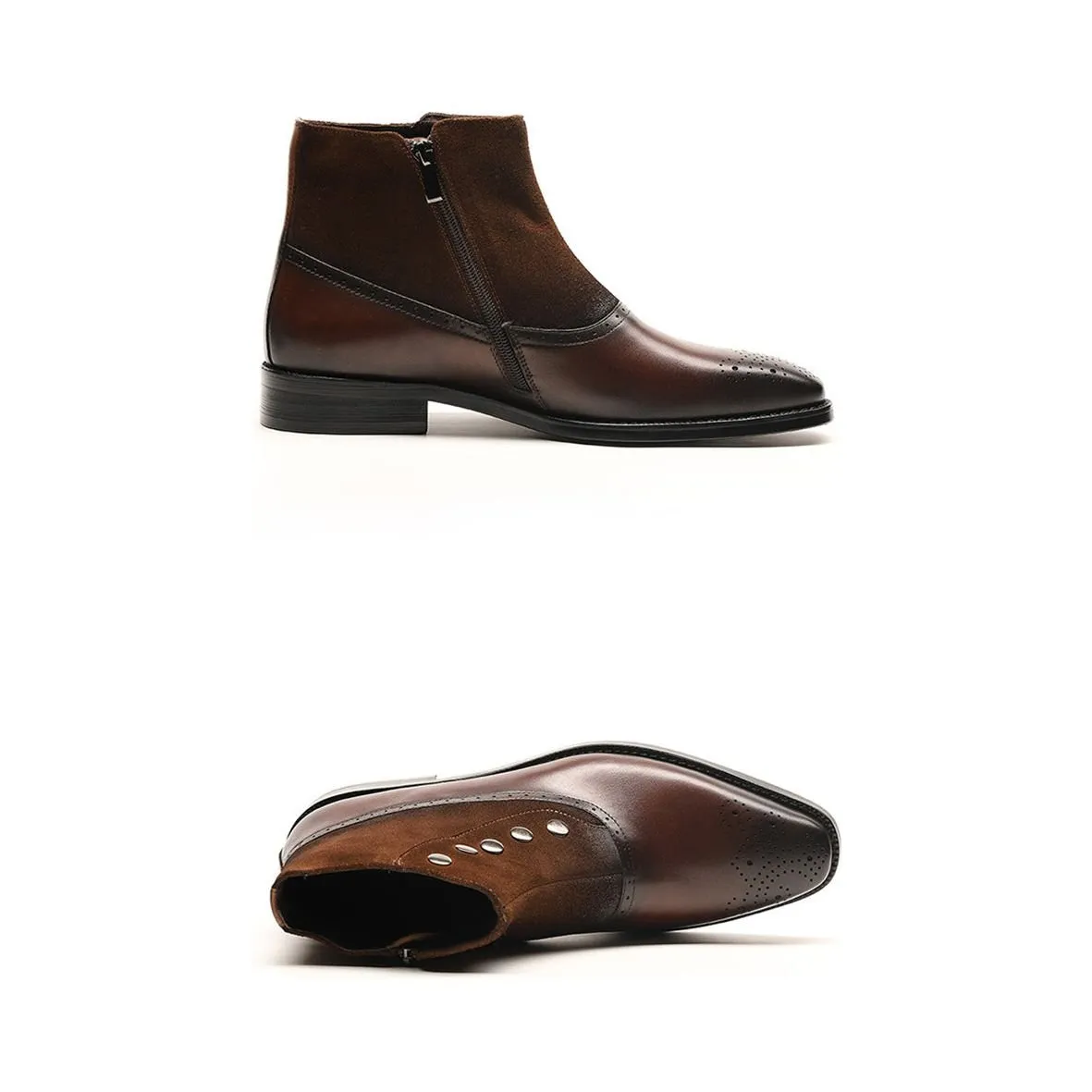 Serpatura Chic Zipper Ankle Boots
