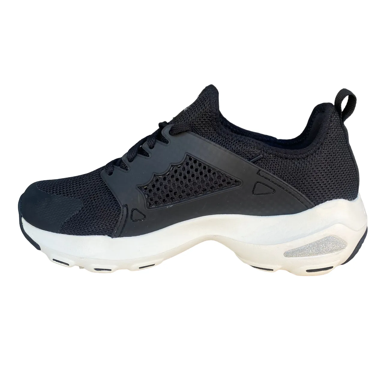 Skechers sneakers da donna D'Lite Ultra AT The Top 12861/BKW nero