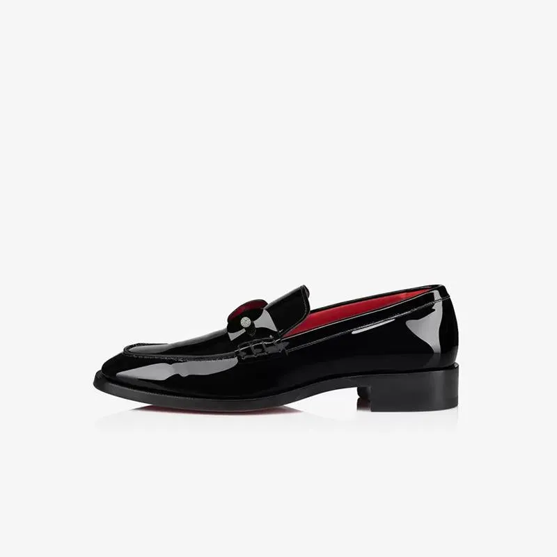 Sleek Patent Leather Loafers