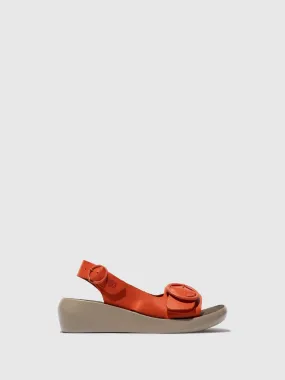 Sling-Back Sandals BERK754FLY SCARLET