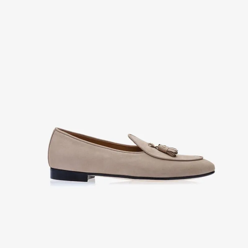 Tassel Loafers in Apricot