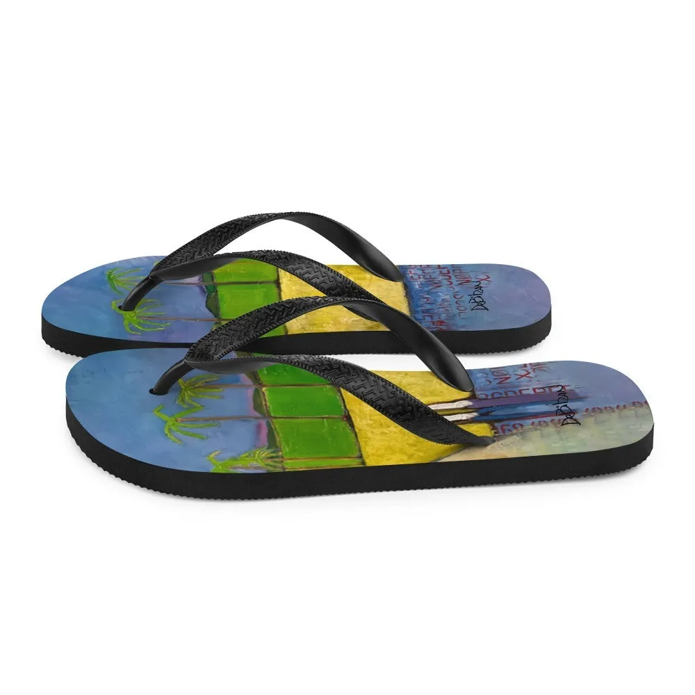 Together In Paradise Flip-Flops
