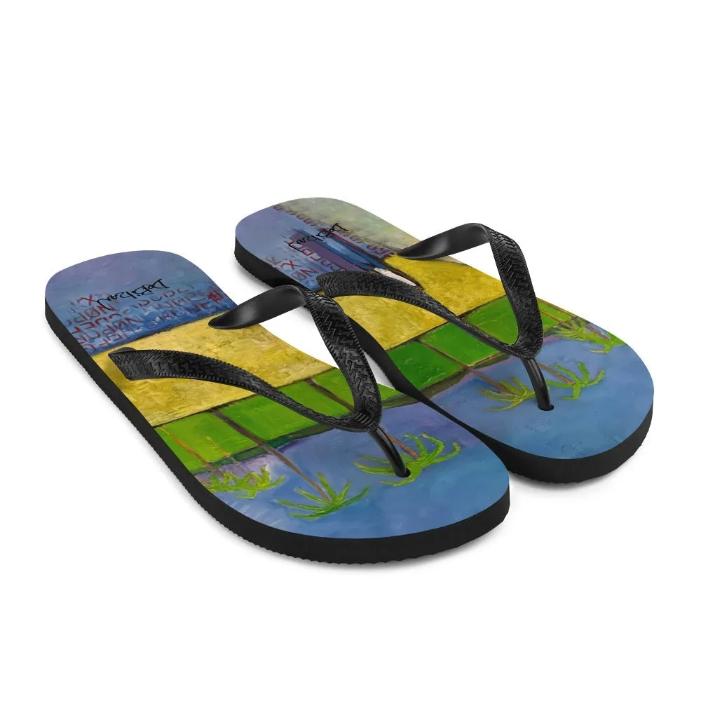Together In Paradise Flip-Flops