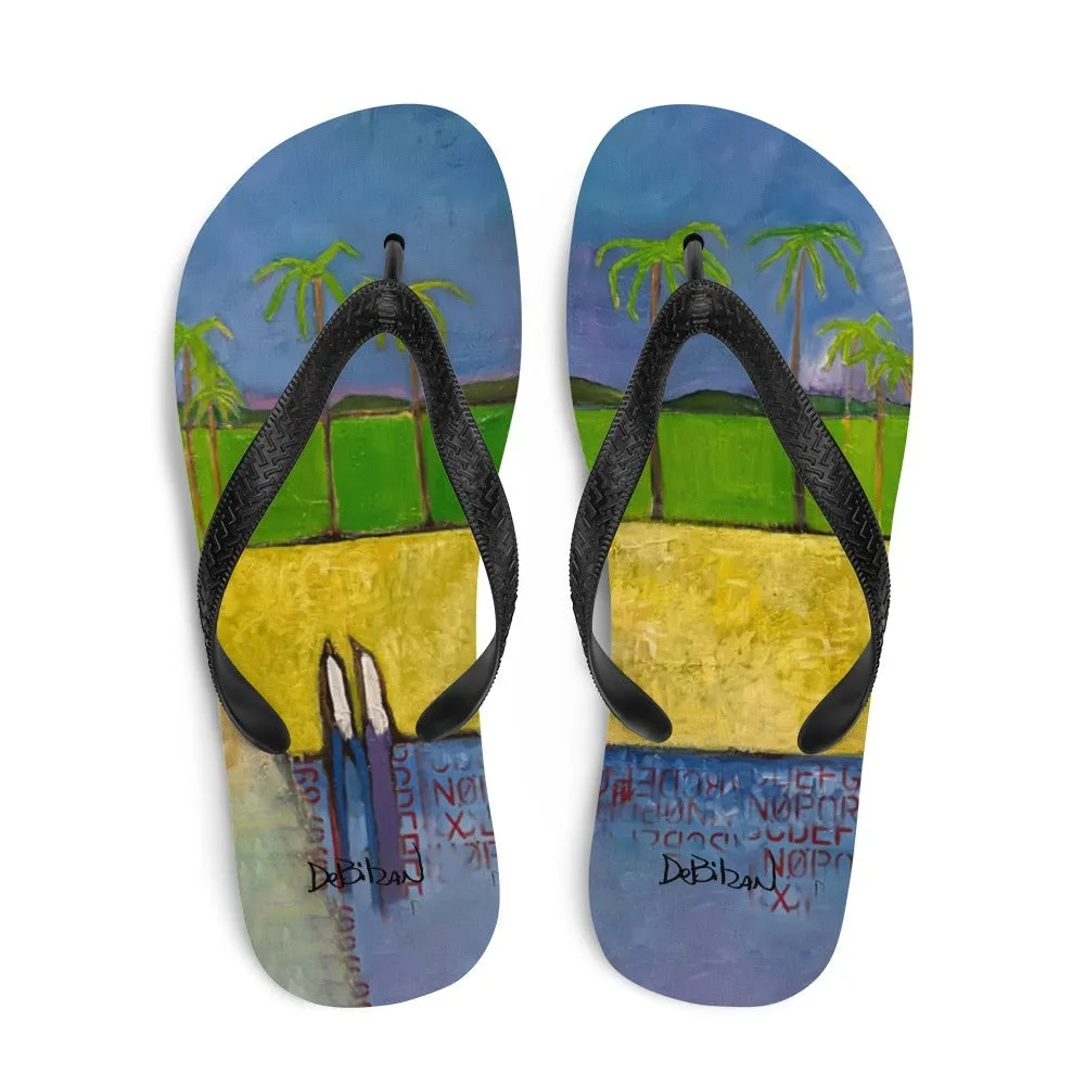 Together In Paradise Flip-Flops