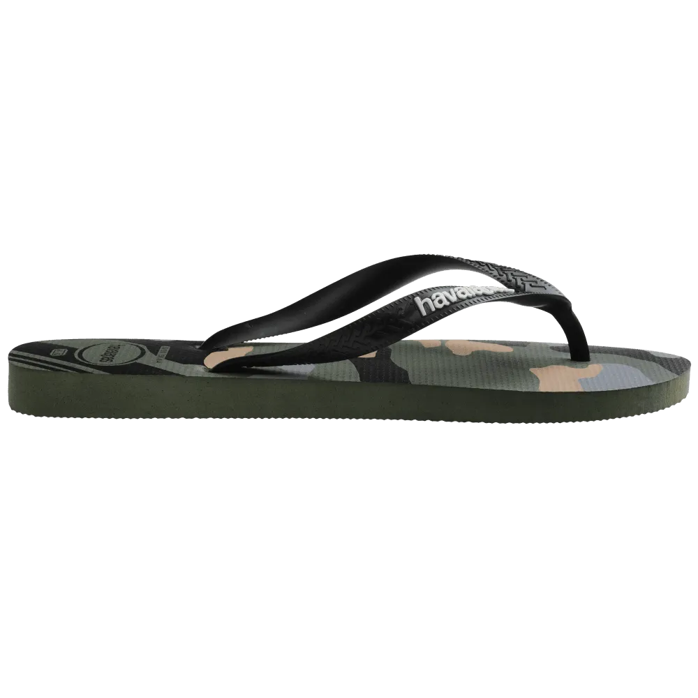 Top Camu Flip Flops