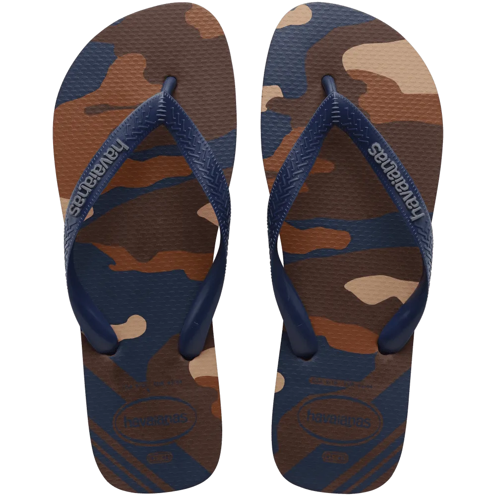 Top Camu Flip Flops