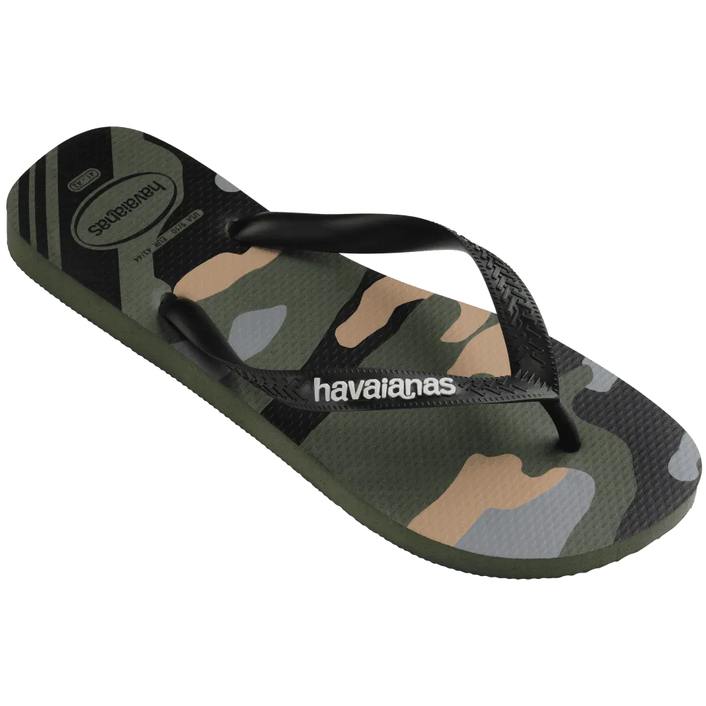Top Camu Flip Flops