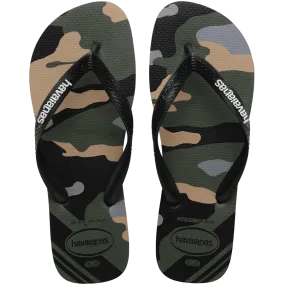 Top Camu Flip Flops