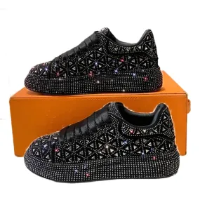 Women’s Shining Air Cushion Sneakers – Comfortable Silver Fashion Running & Casual Sport Shoes