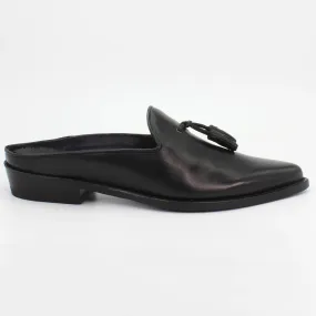 Women's slip on loafer in calf leather black (BRD9414)