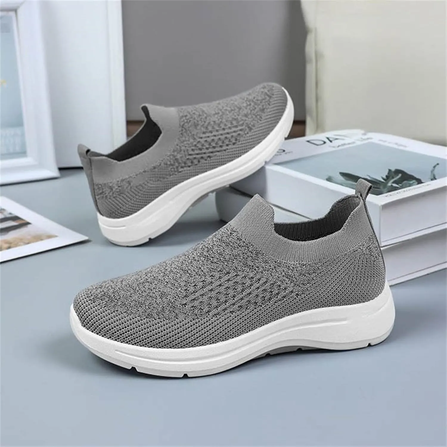 Womens Sneakers Tennis Walking Workout Gym Shoes Slip On Lightweight Comfortable Athletic Sports Running Shoes