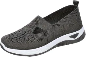 Women's Woven Orthopedic Breathable Soft Shoes Running Shoes for Women Casual Casual Work Shoes Brown Sneakers Red Tennis Shoe Loafers Dress Shoe