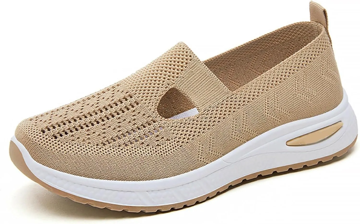 Women's Woven Orthopedic Breathable Soft Shoes Womens Tennis Shoes High Top Black Casual Shoes Fashion Sneakers Brown Tennis Shoe Loafers Casual Slip On