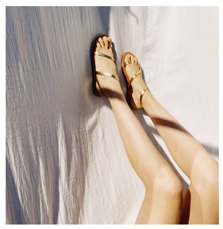 YARDEN SANDALS ANTIQUE GOLD