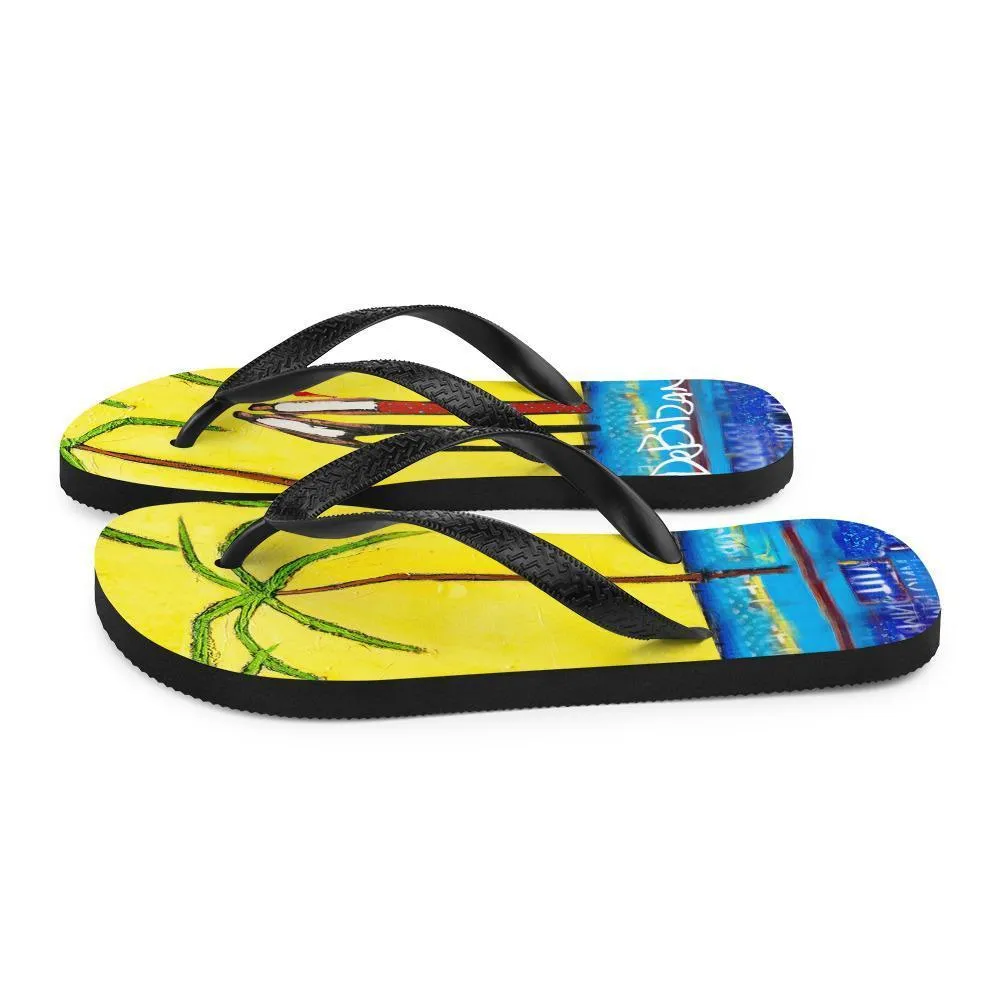 Yellow Mellow Flip Flops