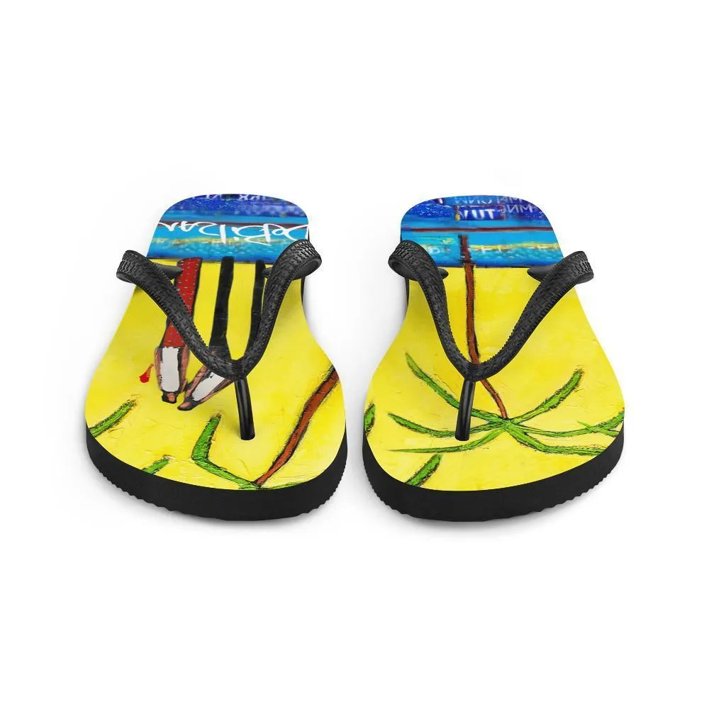 Yellow Mellow Flip Flops