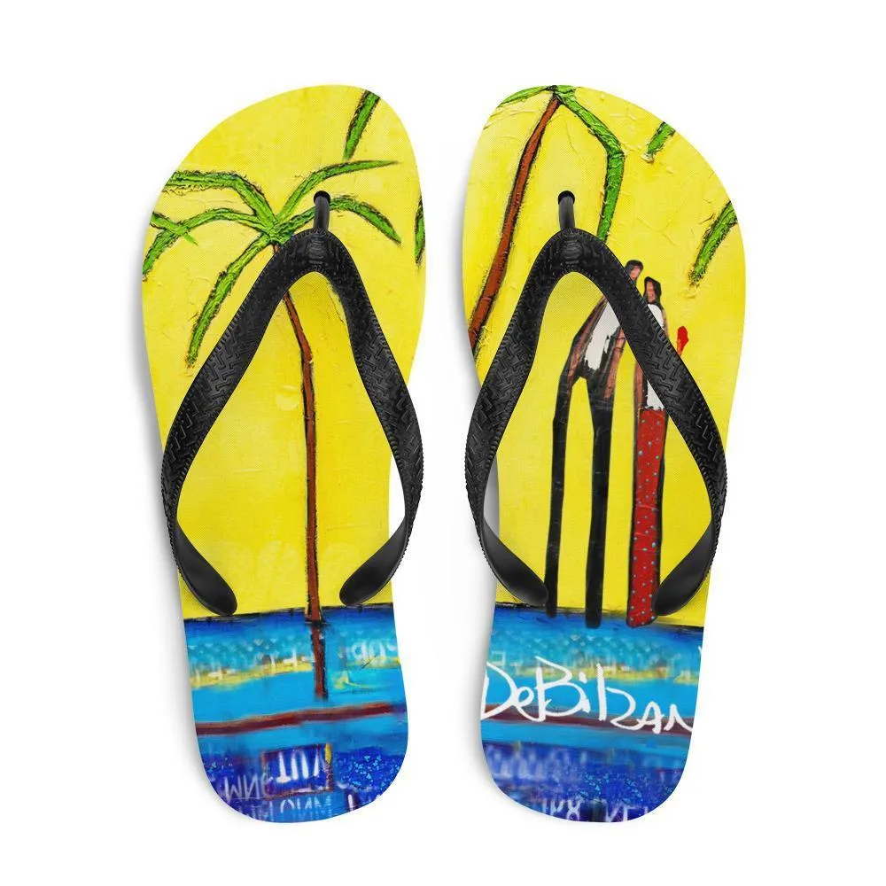 Yellow Mellow Flip Flops
