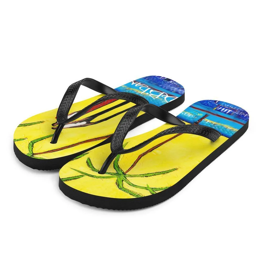 Yellow Mellow Flip Flops